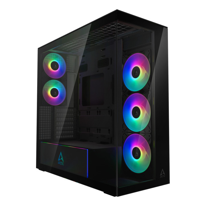 ARCTIC Xtender Black (Mirror Glass) Midi Tower Preto