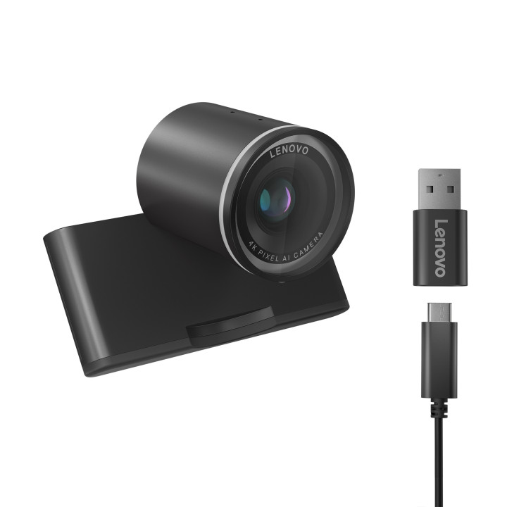 Lenovo 4XC1Q25246 webcam 8 MP 1920 x 1080 pixels USB-C Preto
