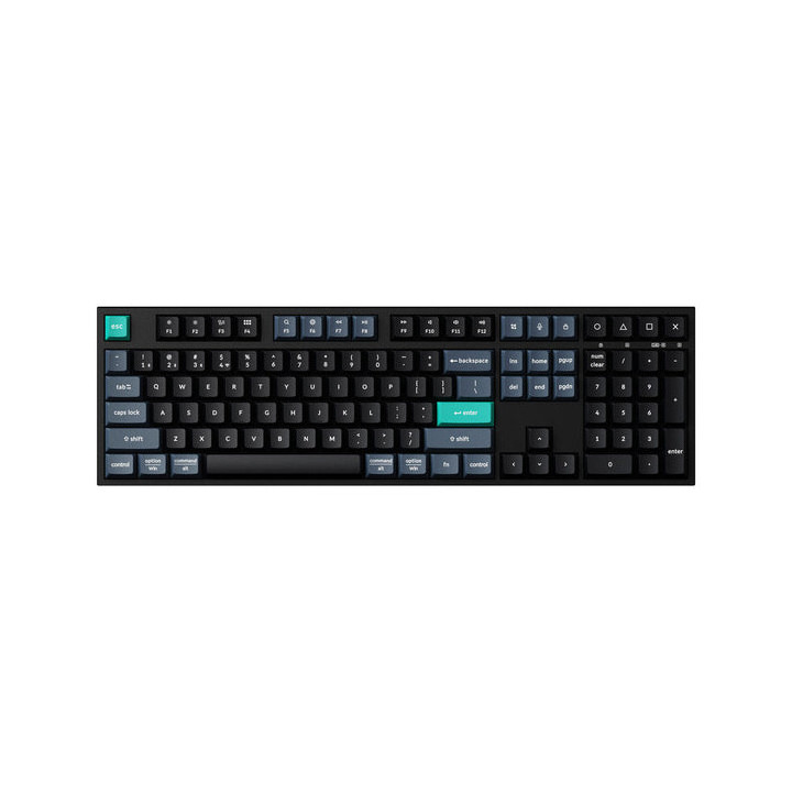 Keychron B36-K9 teclado Universal USB + RF Wireless + Bluetooth Português Preto