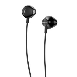 Philips TAUE100BK 00 auscultador Auscultadores Com fios Intra-auditivo Música Preto