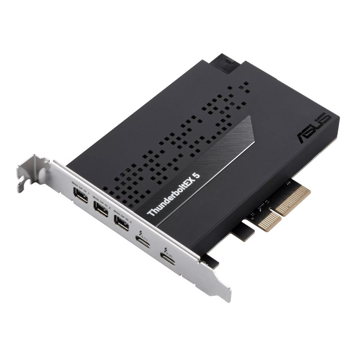 ASUS ThunderboltEX 5 placa adaptador de interface Interno Mini DisplayPort, PCIe, USB 2.0, Thunderbolt 5