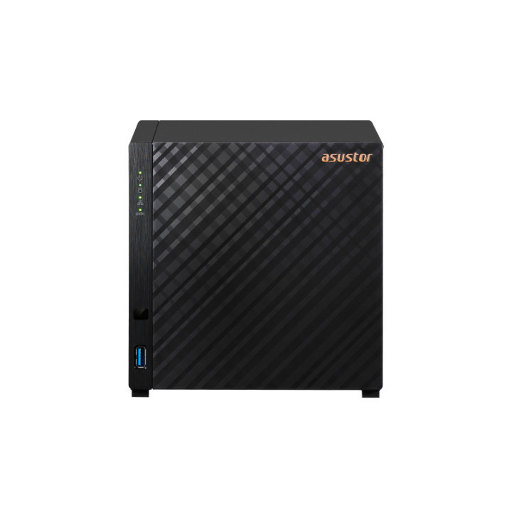 Asustor AS1204T NAS Tower Realtek RTD1619B 1 GB DDR4 0 TB ADM Preto