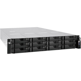 NAS Rack (2U) Asustor AS6512RD Intel Atom® C3538 8 GB DDR4 0 TB Preto
