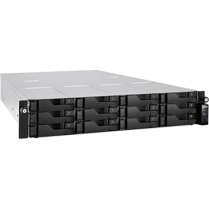 NAS Rack (2U) Asustor AS6512RD Intel Atom® C3538 8 GB DDR4 0 TB Preto