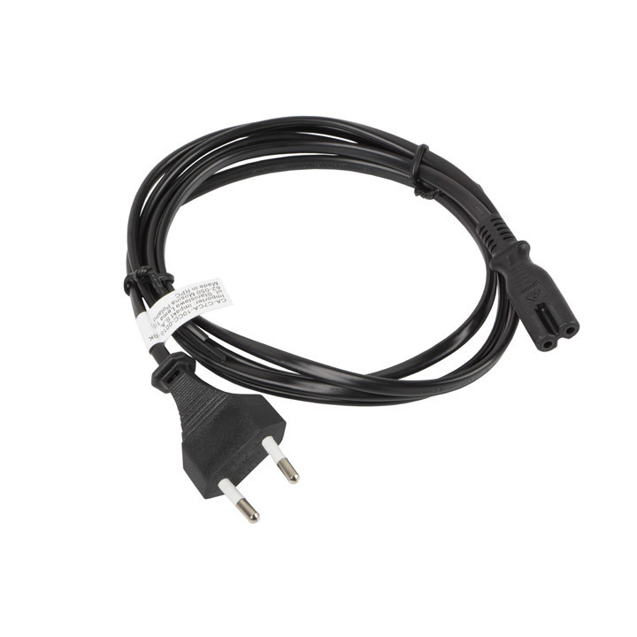 Lanberg CA-C7CA-10CC-0018-BK cabo de energia Preto 1,8 m Acoplador C7 CEE7 16