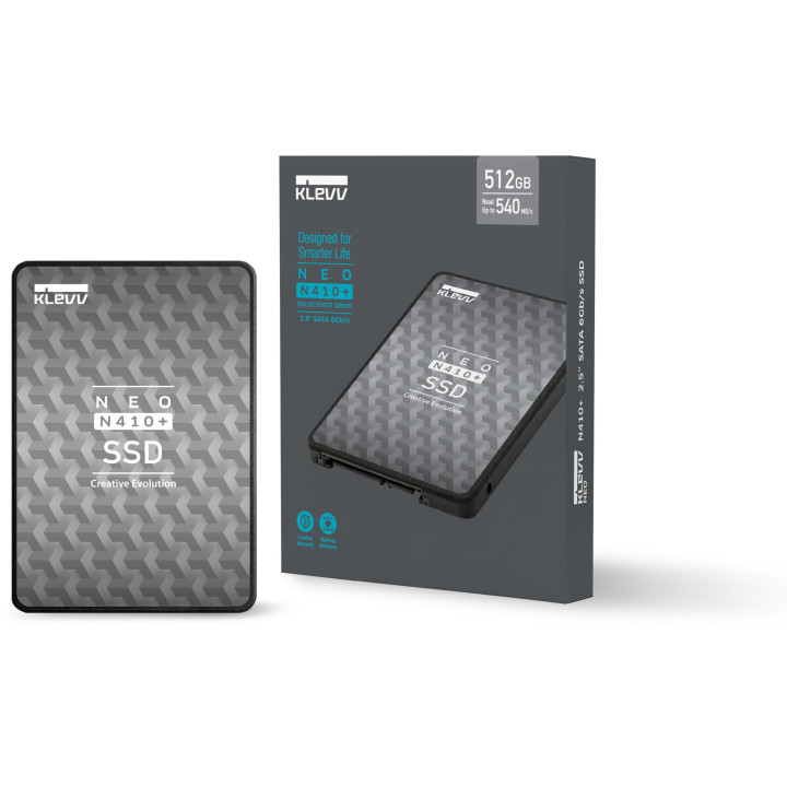 Disco SSD 2.5'' KLEVV N410+ 512GB SATA3 MAX 540/500MBPS