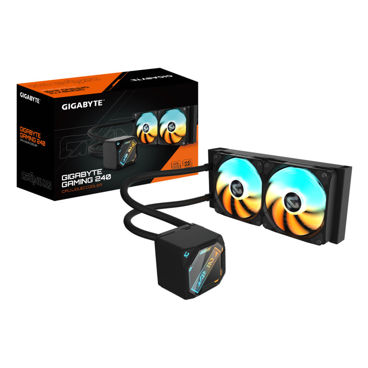 GIGABYTE GAMING 240 Processador Refrigerador líquido all-in-one 12 cm Preto