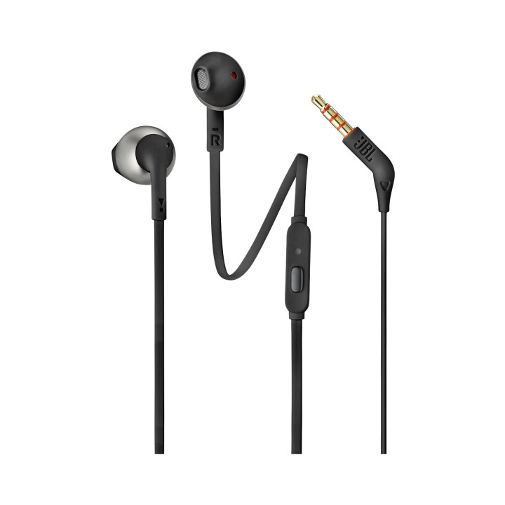 JBL Tune 205 Auscultadores Com fios Intra-auditivo Chamadas Música Desporto Dia-a-dia Preto