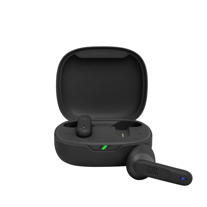 JBL Wave 300TWS Auscultadores True Wireless Stereo (TWS) Intra-auditivo Música Bluetooth Suporte de carregamento Preto