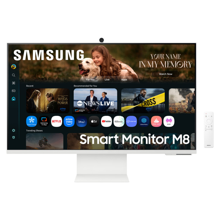 Samsung M8 M80F monitor de ecrã 81,3 cm (32") 3840 x 2160 pixels 4K Ultra HD LCD Branco