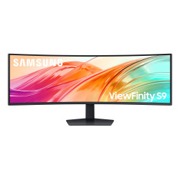 Samsung S95UC monitor de ecrã 124,5 cm (49") 5120 x 1440 pixels Dual QHD LCD Preto