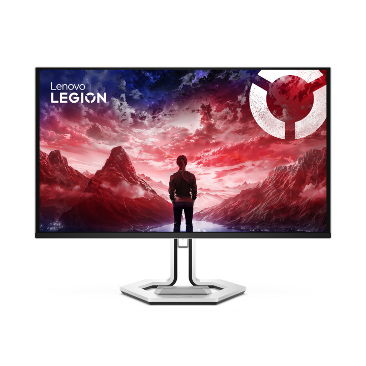 Lenovo Legion Pro 27Q-10 monitor de ecrã 67,3 cm (26.5") 2560 x 1440 pixels Quad HD QD-OLED Preto, Cinzento