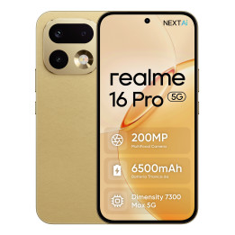 realme 16 Pro 17,3 cm (6.8") Dual SIM 5G 8 GB 256 GB 6500 mAh Dourado