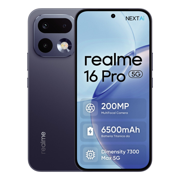 realme 16 PRO 17,3 cm (6.8") Dual SIM 5G 8 GB 256 GB 6500 mAh Cinzento