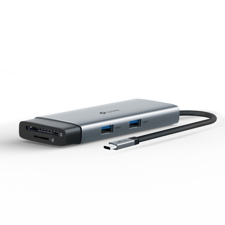 TP-Link UH7021C hub de interface USB Type-C 5000 Mbit s Alumínio, Preto
