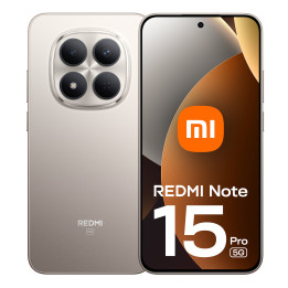Xiaomi Redmi Note 15 Pro 5G 17,4 cm (6.83") Dual SIM Android 15 USB Type-C 8 GB 512 GB 6580 mAh Titânio