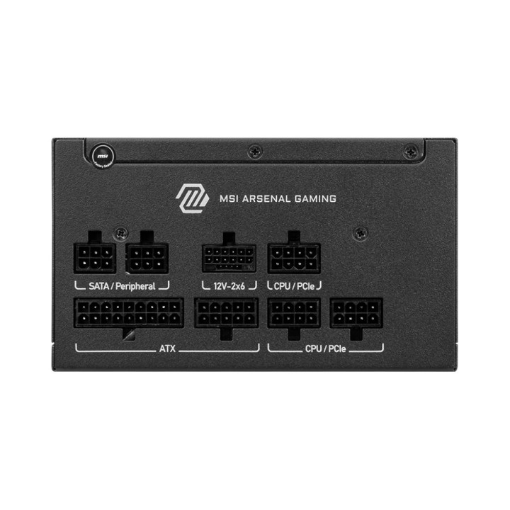 MSI MAG A650GLS PCIE5 fonte de alimentação 650 W 24-pin ATX ATX Preto