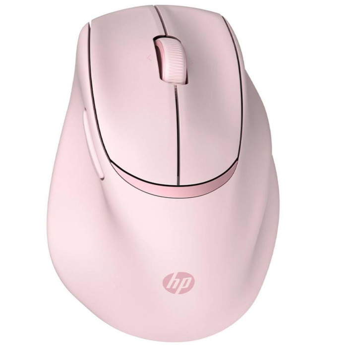 Rato Ergonómico HP 720M Rosa - Conforto e Inclinação