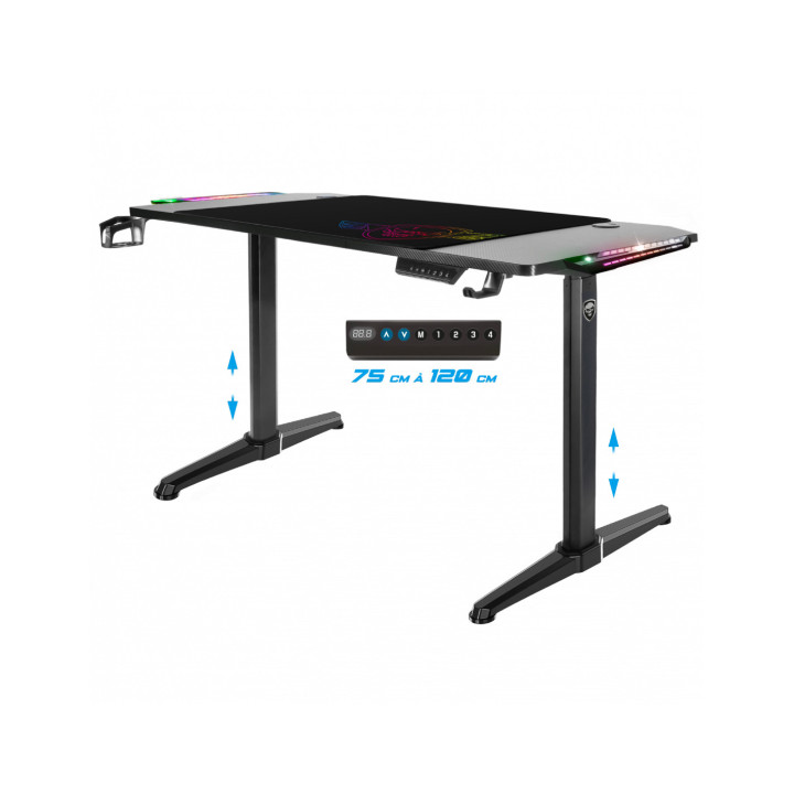 Spirit of Gamer HEADQUARTER 800 Preto