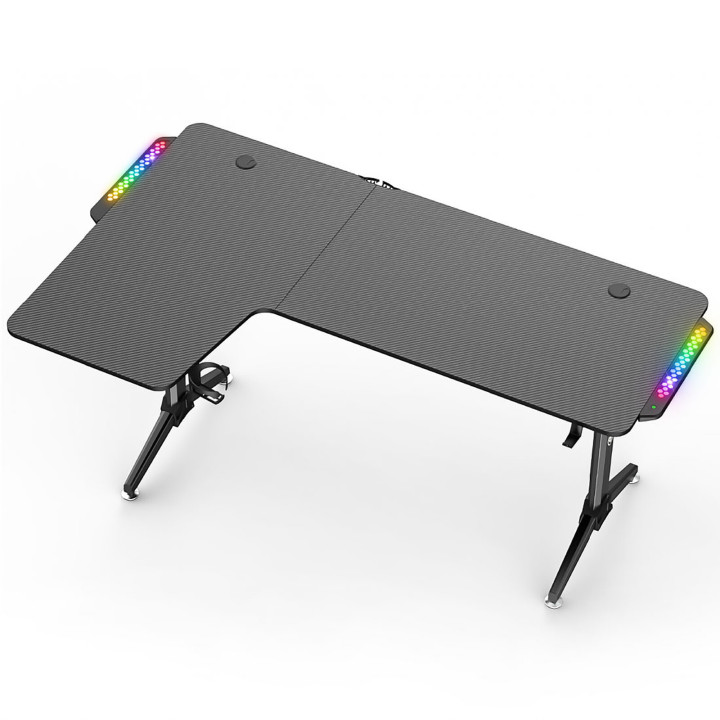 Mesa Gaming Spirit of Gamer SOG-DESK600L Elétrica e Ergonómica Ângulo Esquerdo