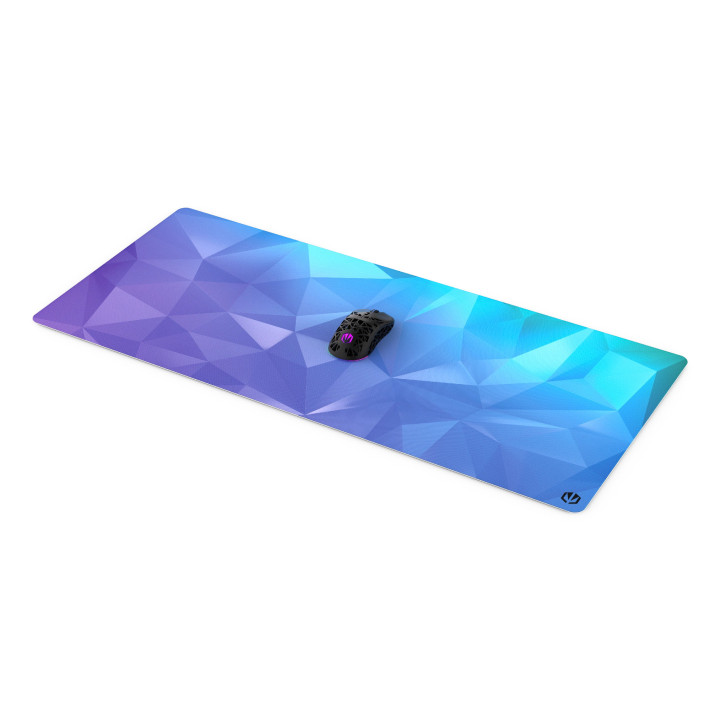 ENDORFY Crystal Blue XL Tapete Gaming Preto, Azul