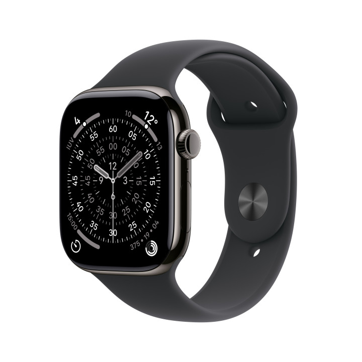 Apple Watch Series 11 OLED 42 mm Digital 374 x 446 pixels Ecrã táctil 5G Titânio Wi-Fi GPS