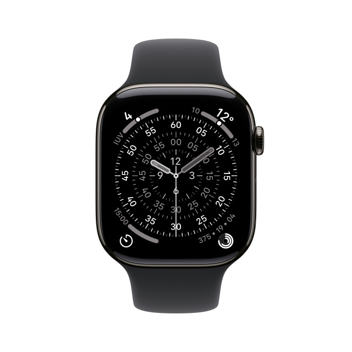 Apple Watch Series 11 OLED 42 mm Digital 374 x 446 pixels Ecrã táctil 5G Titânio Wi-Fi GPS