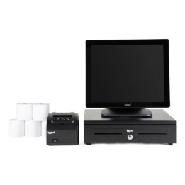 iggual IGG319628pack N100 Tudo em um 43,2 cm (17") 1280 x 1024 pixels Ecrã táctil Preto