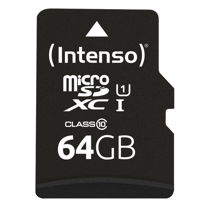 Intenso 3423490 cartão de memória 64 GB MicroSDXC UHS-I Classe 10