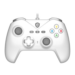 MSI FORCE GC200 WHITE controlador de jogo Branco USB Gamepad Analógico   Digital Android, PC