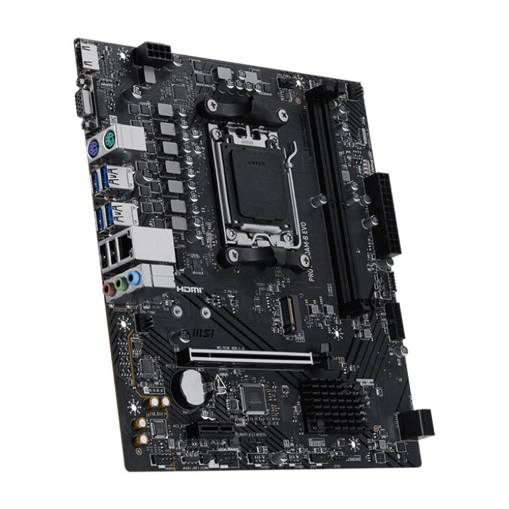 MSI PRO A620AM-B EVO motherboard AMD A620A Ranhura AM5 ATX