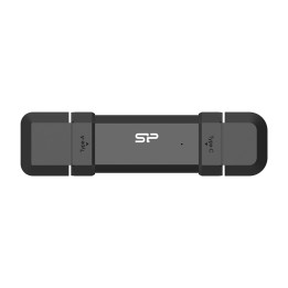 Silicon Power DS72 unidade de memória USB 250 GB USB Type-A   USB Type-C 3.2 Gen 2 (3.1 Gen 2) Preto