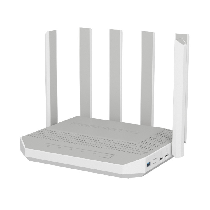 Keenetic Hero 5G (KN-4110) router sem fios 2.5 Gigabit Ethernet Dual-band (2,4 GHz   5 GHz) Cinzento, Branco