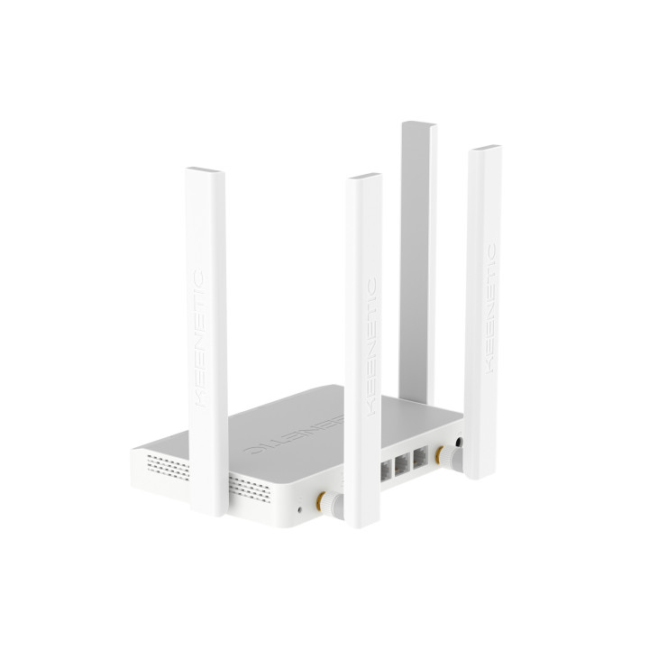 Keenetic Explorer 4G (KN-4910) router sem fios Fast Ethernet Dual-band (2,4 GHz   5 GHz) Cinzento, Branco