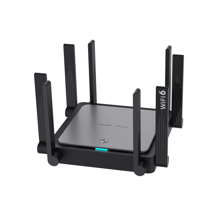Ruijie Networks RG-EW3200GX PRO router sem fios Gigabit Ethernet Dual-band (2,4 GHz   5 GHz) Preto