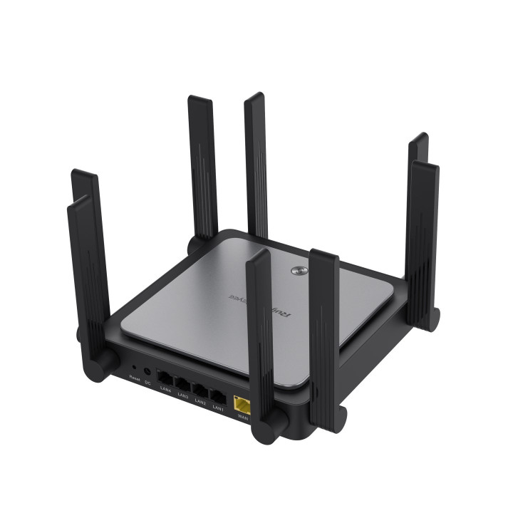 Ruijie Networks RG-EW3200GX PRO router sem fios Gigabit Ethernet Dual-band (2,4 GHz   5 GHz) Preto