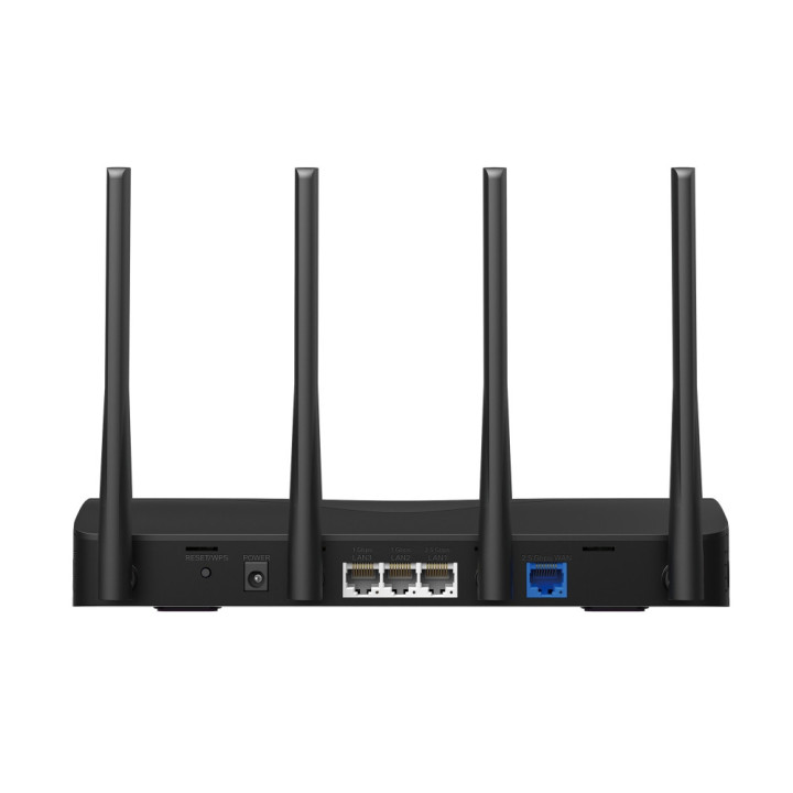 Mercusys MR27BE router sem fios 2.5 Gigabit Ethernet Dual-band (2,4 GHz   5 GHz) Preto