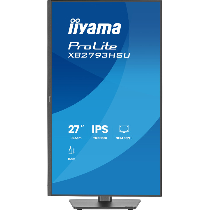 iiyama ProLite XB2793HSU-B1 monitor de ecrã 68,6 cm (27") 1920 x 1080 pixels Full HD LED Preto