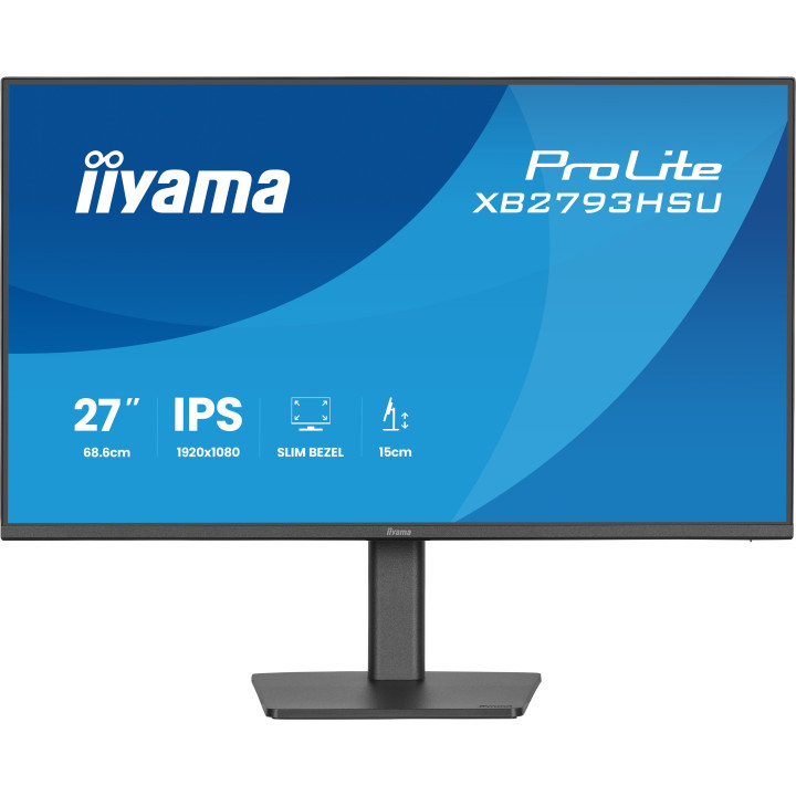 iiyama ProLite XB2793HSU-B1 monitor de ecrã 68,6 cm (27") 1920 x 1080 pixels Full HD LED Preto
