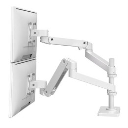 Ergotron LX Pro Series 45-690-290 montagem e suporte para monitores 68,6 cm (27") Secretária Branco