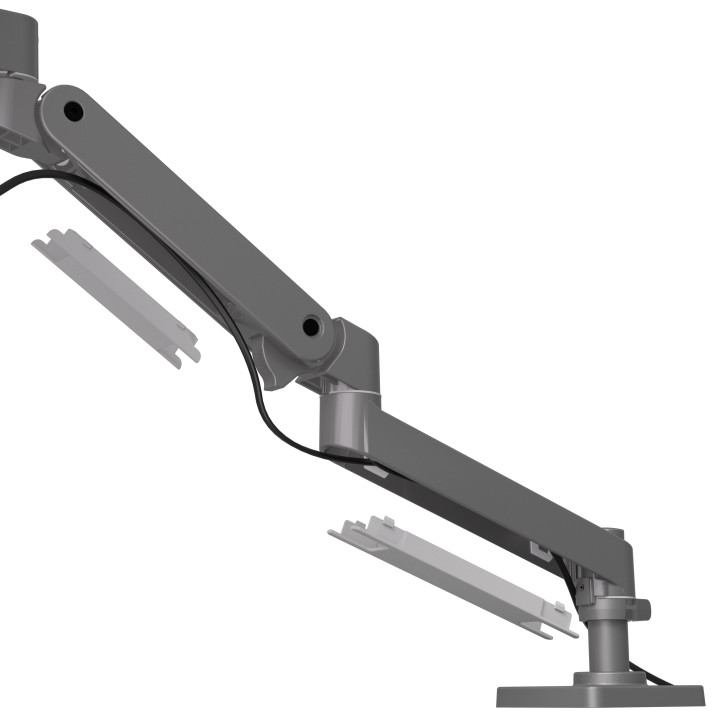 Ergotron LX Pro Series 45-682-293 montagem e suporte para monitores 86,4 cm (34") Secretária Cinzento Escuro