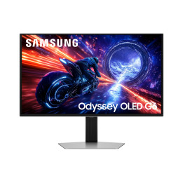 Samsung G60SF monitor de ecrã 68,6 cm (27") 2560 x 1440 pixels Quad HD OLED Prateado