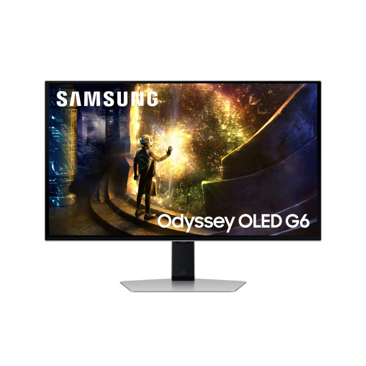 Samsung S27DG610SU monitor de ecrã 68,6 cm (27") 2560 x 1440 pixels Quad HD OLED Prateado