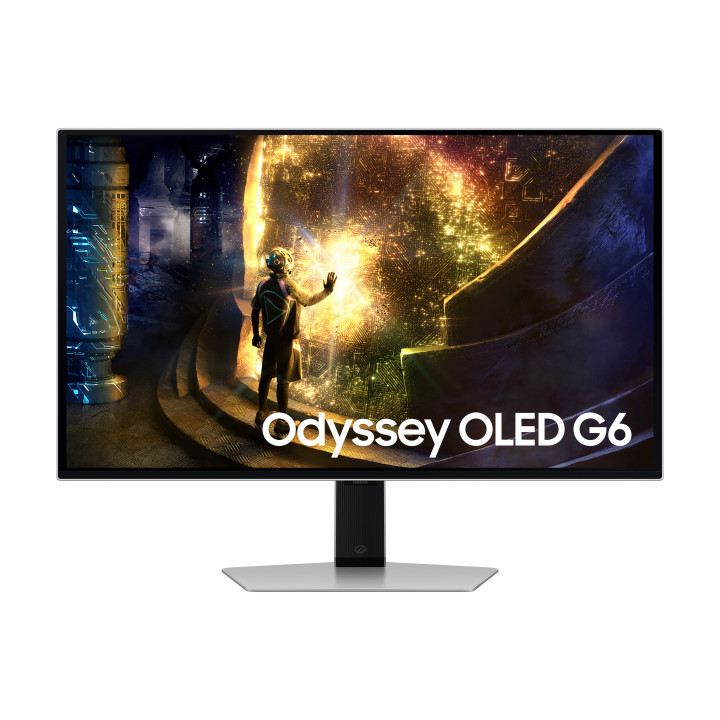 Samsung S27DG610SU monitor de ecrã 68,6 cm (27") 2560 x 1440 pixels Quad HD OLED Prateado