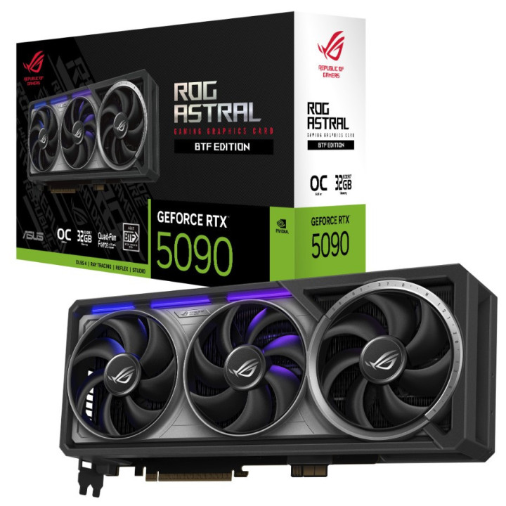 Placa Gráfica ASUS GeForce RTX 5090 ROG Astral BTF OC 32GB GDDR7