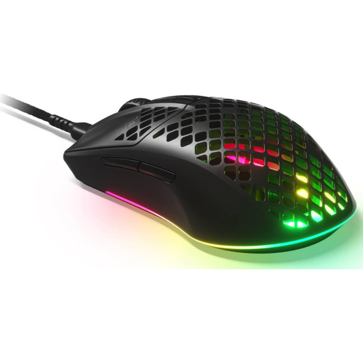 Rato Gaming Steelseries Aerox 3 Mão direita USB Type-C Ótico 8500 DPI