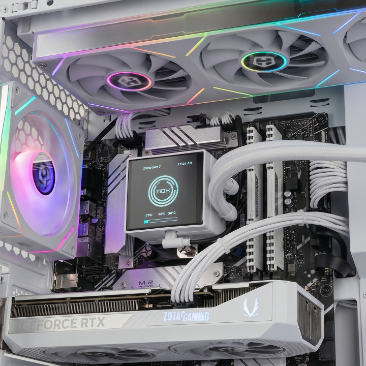 NOX Hummer ANVIL Midi Tower Branco
