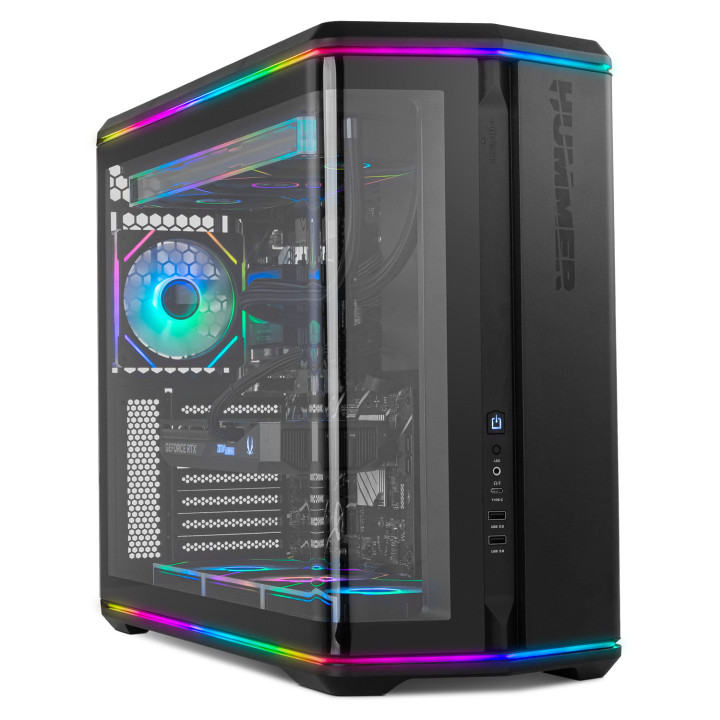 NOX Hummer ANVIL Midi Tower Preto