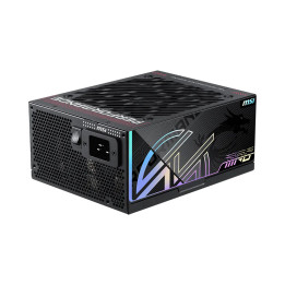 MSI MPG Ai1300TS PCIE5 fonte de alimentação 1300 W 24-pin ATX ATX Preto