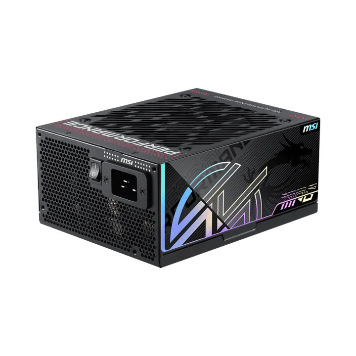 MSI MPG Ai1300TS PCIE5 fonte de alimentação 1300 W 24-pin ATX ATX Preto